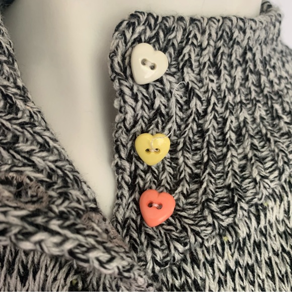 v i n t a g e :: Unique Slouchy Heart Kawaii Knit Novelty Sweater - Picture 5 of 10
